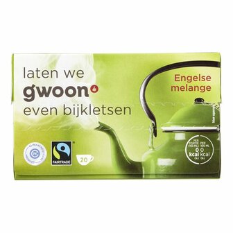 Gwoon Thee 1-Kops Engelse Melange 40gr