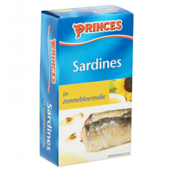 Princes Sardines in zonnebloemolie
