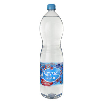 Crystal Clear Cranberry 1,5ltr met koolzuur