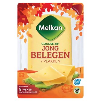 Melkan Kaas Plakken Jong Belegen 48+