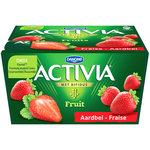 Activia Yoghurt Aardbei 4x125g