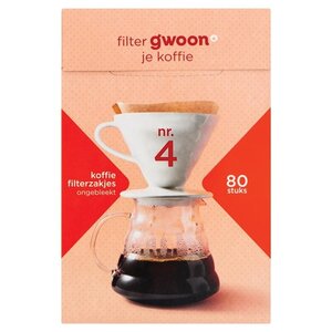 Gwoon Koffiefilter Zakjes Nr. 4