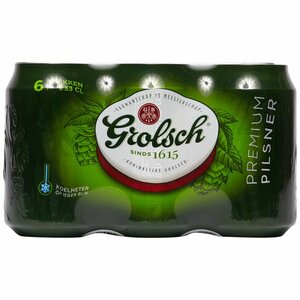 Grolsch Bier 6x33cl blik