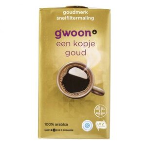 Gwoon Snelfilter Goud 250gr