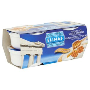 Elinas Griekse Yoghurt Honing 4-pak 600g