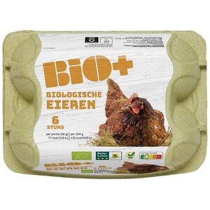 Bio+ Eieren 6 stuks