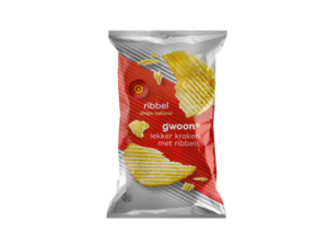 Gwoon Ribbelchips naturel
