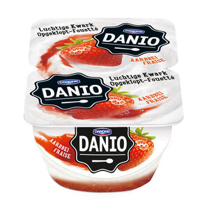 Danio Luchtige Kwark Aardbei 2st