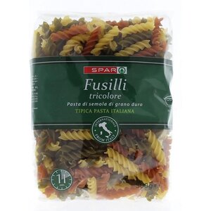 Spar pasta fusilli tricolore