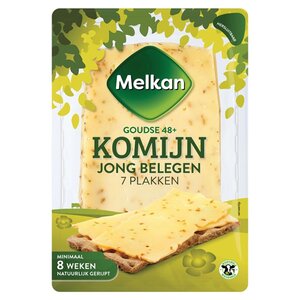 Melkan Plakken Kaas jong belegen komijn