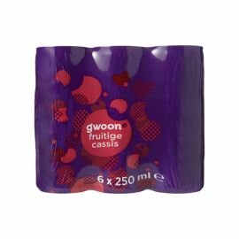Gwoon Cassis blik 6x250ml