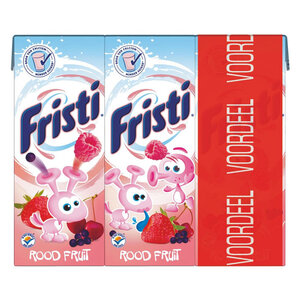 Fristi Rood fruit mini 6x200ml