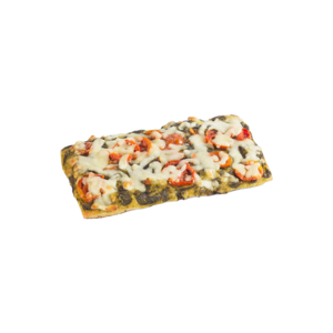 Focaccia Tomaat Mozzarella Pesto