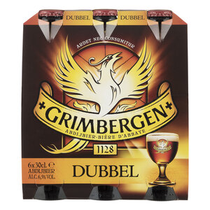 Grimbergen dubbel fles 6x30cl