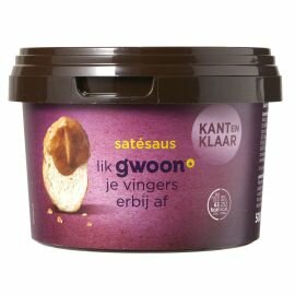 Gwoon Satesaus Kant En Klaar 500gr