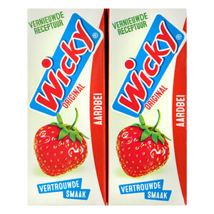 Wicky Aardbeidrink 6 st