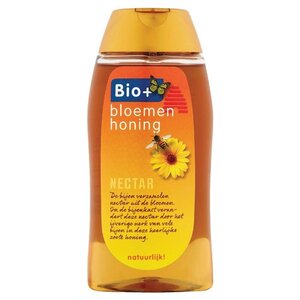 Bio+ bloemenhoning knijpfles 350 gr
