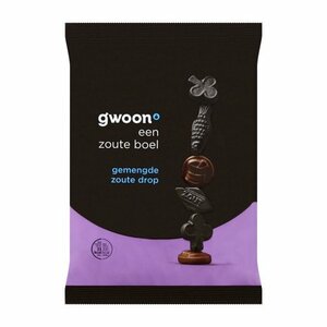 Gwoon Gemengde Zoute Drop 400gr